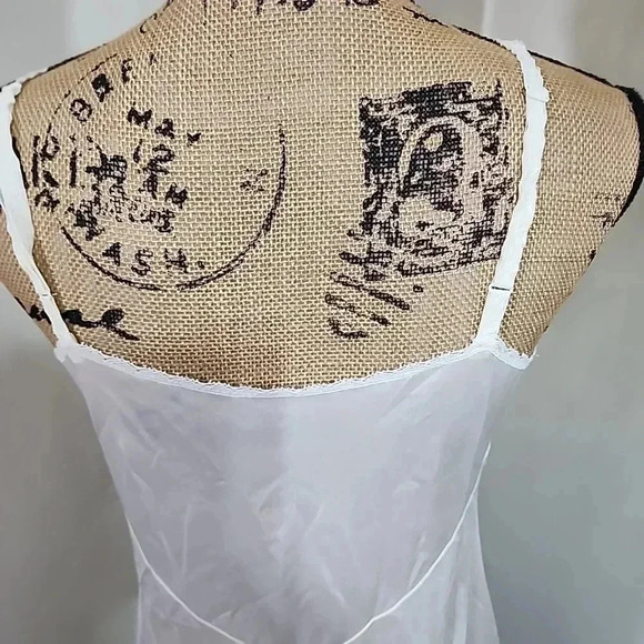 Vintage Warners White Chemise Nightie Slip Dress Medium - Picture 7 of 9